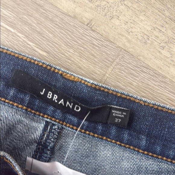 J Brand Blue Skinny Jeans Distressed Design - Picture 2 of 3